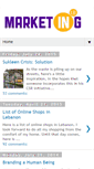 Mobile Screenshot of marketinginlebanon.com